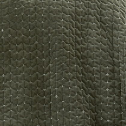 Bianca Attica Velvet Bedspread in Green Bianca Attica Velvet Bedspread in Green