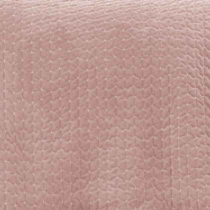 Bianca Attica Velvet Bedspread in Pink Bianca Attica Velvet Bedspread in Pink