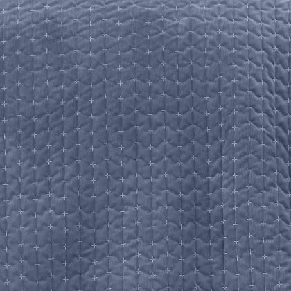 Bianca Attica Velvet Bedspread in Blue Bianca Attica Velvet Bedspread in Blue