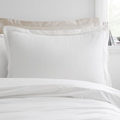 Bianca Oxford Lace Trim Duvet Set Bianca Oxford Lace Trim Duvet Set