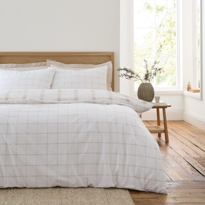 Bianca Oxton Check Duvet Set Bianca Oxton Check Duvet Set