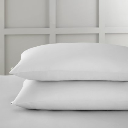 Bianca 400 Thread Count Cotton Sateen Standard Pillowcase Pair in Grey Bianca 400 Thread Count Cotton Sateen Standard Pillowcase Pair in Grey