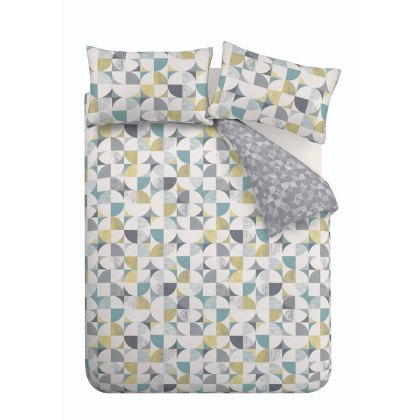 Catherine Lansfield Retro Circles Duvet Set Double Catherine Lansfield Retro Circles Duvet Set Double