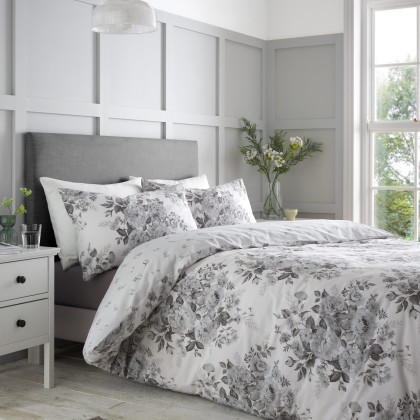 Catherine Lansfield Elinda Floral Duvet Set Single Catherine Lansfield Elinda Floral Duvet Set Single