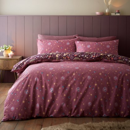 Catherine Lansfield Enchanted Twilight Plum Duvet Set Catherine Lansfield Enchanted Twilight Plum Duvet Set
