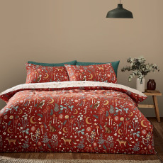 Catherine Lansfield Enchanted Twilight Burnt Orange Duvet Set Catherine Lansfield Enchanted Twilight Burnt Orange Duvet Set