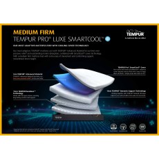 Tempur Pro Luxe SmartCool Medium Firm Mattress Tempur Pro Luxe SmartCool Medium Firm Mattress