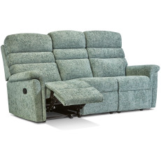 Sherborne Comfi-sit 3-Seater Manual Reclining Settee In Fabric Sherborne Comfi-sit 3-Seater Manual Reclining Settee In Fabric