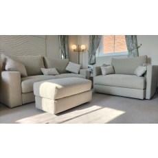 Ex-Display Fama Hector Modular Sofa, Large Chair and Footstool Ex-Display Fama Hector Modular Sofa, Large Chair and Footstool