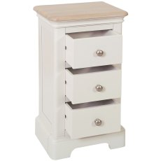 Provence 3 Drawer Compact Bedside