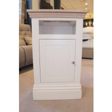 Ex-Display New England Small One Door Open Shelf Bedside Cabinet Ex-Display New England Small One Door Open Shelf Bedside Cabinet