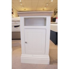 Ex-Display New England Small One Door Open Shelf Bedside Cabinet