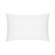 Belledorm 200TC Cotton/Polyester White Housewife Pillowcase Standard Belledorm 200TC Cotton/Polyester White Housewife Pillowcase Standard