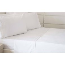 Belledorm 200TC Egyptian Cotton White Flat Sheet Belledorm 200TC Egyptian Cotton White Flat Sheet