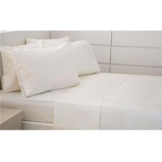 Belledorm 400TC Egyptian Cotton Sateen Ivory Flat Sheet Belledorm 400TC Egyptian Cotton Sateen Ivory Flat Sheet