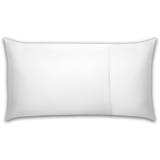 Belledorm 450TC Extra Long White Housewife Pillowcase In Pima Cotton Belledorm 450TC Extra Long White Housewife Pillowcase In Pima Cotton