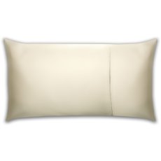 Belledorm 450TC Extra Long Ivory Housewife Pillowcase In Pima Cotton Belledorm 450TC Extra Long Ivory Housewife Pillowcase In Pima Cotton