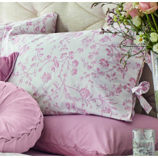 Laura Ashley Aria Blush Standard Pillowcase Pair Laura Ashley Aria Blush Standard Pillowcase Pair