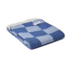 Tweedmill Wool Bijou Throw Blue Tweedmill Wool Bijou Throw Blue