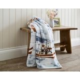 Lobster Creek Coastal Fishing Village Throw Lobster Creek Coastal Fishing Village Throw