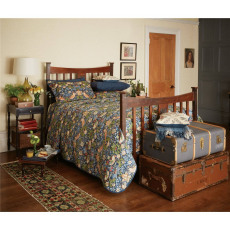 Morris & Co Strawberry Thief Indigo Quilted Throw Morris & Co Strawberry Thief Indigo Quilted Throw