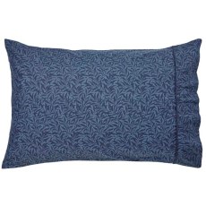 Morris & Co Strawberry Thief Indigo Standard Pillowcase Pair Morris & Co Strawberry Thief Indigo Standard Pillowcase Pair