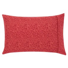 Morris & Co Strawberry Thief Crimson Standard Pillowcase Pair Morris & Co Strawberry Thief Crimson Standard Pillowcase Pair