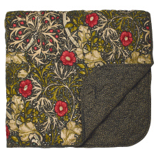 Morris & Co Seaweed Quilted Throw Morris & Co Seaweed Quilted Throw