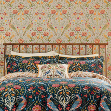 Morris & Co Seasons By May Duvet Set in Indigo Morris & Co Seasons By May Duvet Set in Indigo