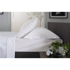 The Lyndon Company 200 Thread Count White Fitted Sheet King The Lyndon Company 200 Thread Count White Fitted Sheet King