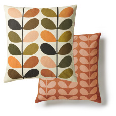 Orla Kiely Multi Stem Auburn Feather Filled Cushion Orla Kiely Multi Stem Auburn Feather Filled Cushion