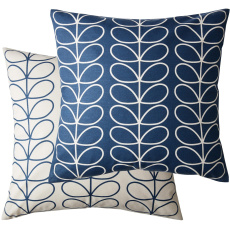 Orla Kiely Small Linear Stem Whale Cushion Orla Kiely Small Linear Stem Whale Cushion