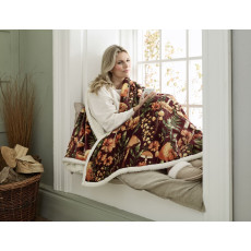 Deyongs Mushroom Heated Sherpa Throw