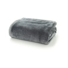Deyongs Hazelwood Sherpa Fleece Throw in Silver