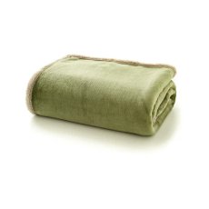 Deyongs Hazelwood Sherpa Fleece Throw in Sage Deyongs Hazelwood Sherpa Fleece Throw in Sage