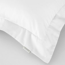 Bianca 400 Thread Count Cotton Sateen Oxford Pillow Case Pair in White