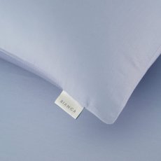 Bianca 400 Thread Count Cotton Sateen Standard Pillow Case Pair in Blue Bianca 400 Thread Count Cotton Sateen Standard Pillow Case Pair in Blue