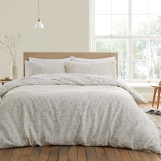 Bianca Shadow Leaves Natural Duvet Set