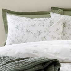 Bianca Thea Floral Duvet Set in Green