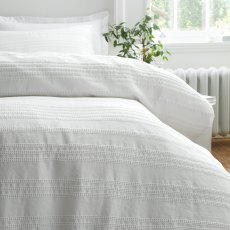 Bianca Waffle Cotton Stripe Duvet Set Bianca Waffle Cotton Stripe Duvet Set