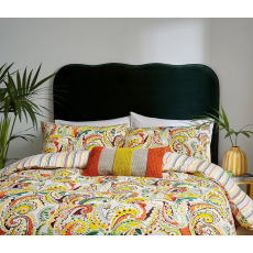 Helena Springfield Penny Duvet Set Superking in Mango Helena Springfield Penny Duvet Set Superking in Mango