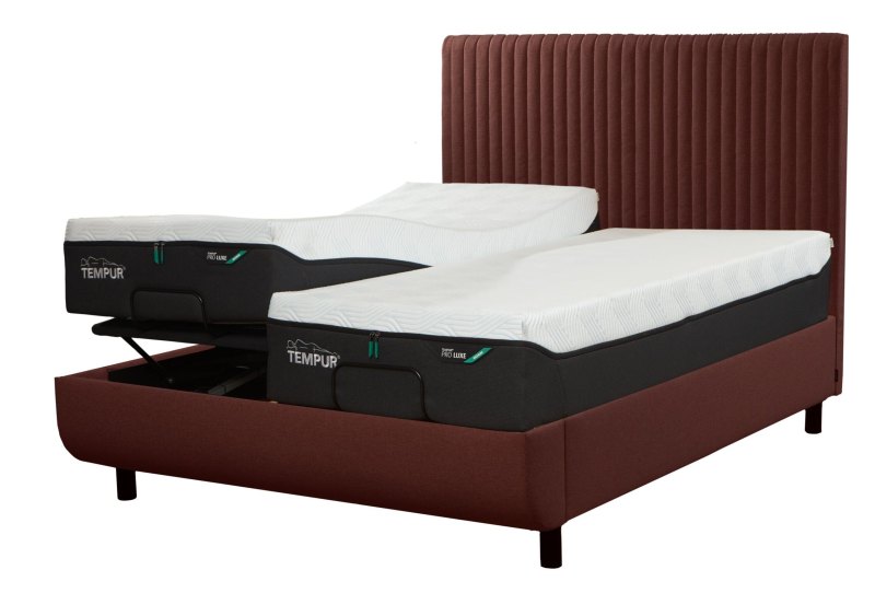 Tempur Tempur Arc Adjustable Bed Base with Vertical Headboard