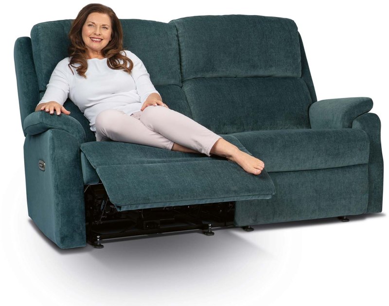 Sherborne Sherborne Dakota 2-Seater Lounger Manual Reclining Settee In Fabric