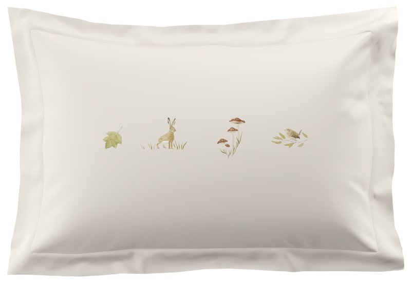 Autumn Foraging Pillowcase Cut Out