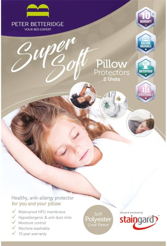Peter Betteridge Collection Peter Betteridge Super Soft Pillow Protector Pair - Extra Long
