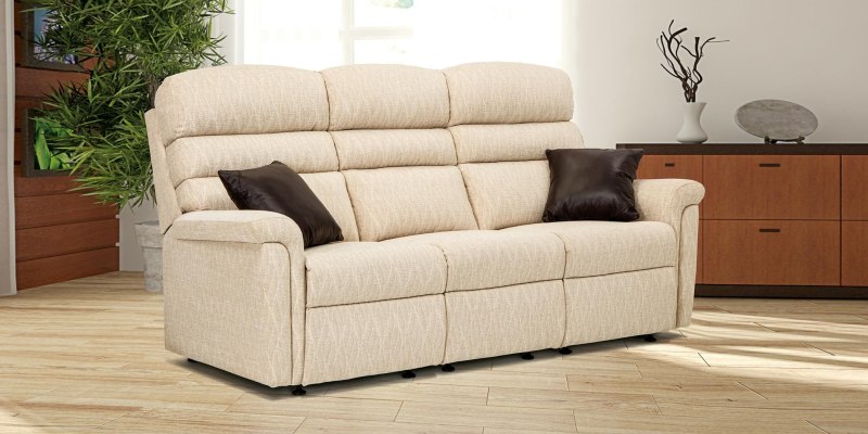 Sherborne Sherborne Comfi-sit 3-Seater Fixed Settee In Fabric