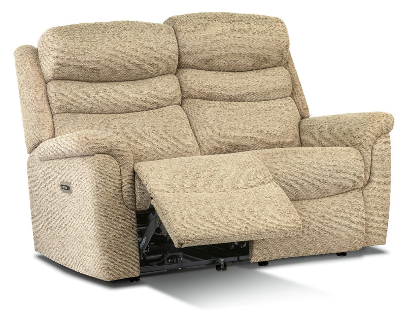 Sherborne Sherborne Leyburn 2-Seater Lounger Powered Reclining Settee In Fabric