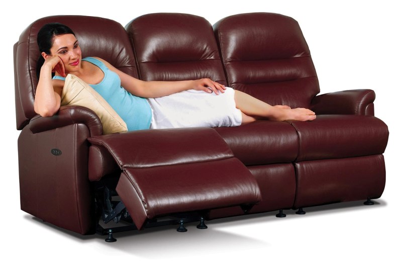 Sherborne Sherborne Keswick 3-Seater Powered Reclining Settee in Leather