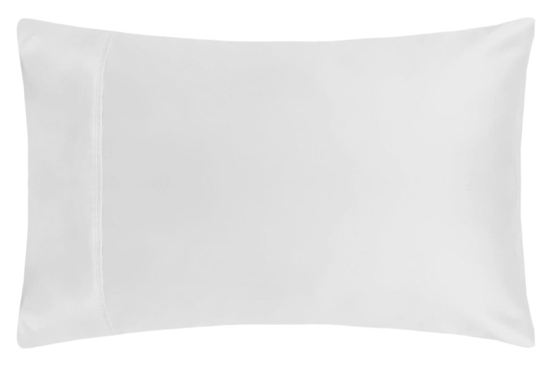 Belledorm Belledorm 300TC Bamboo White Plain Hem Pillowcase Pair
