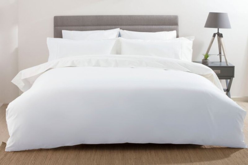 Belledorm Belledorm 600TC Egyptian Cotton Sateen White Duvet Cover